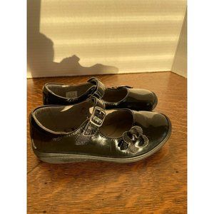 Stride Rite "Ava" Black Patent Leather Mary Jane Shoes Size 12.5 M US